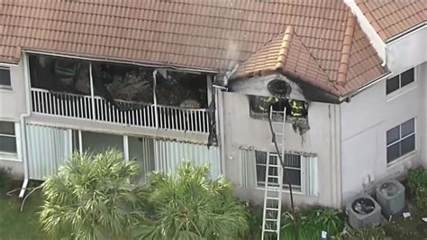 Fire breaks out at Pembroke Pines apartment complex; no injuries reported