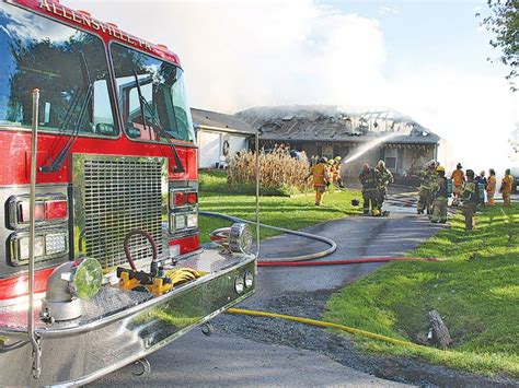 Fire burns APM in Allensville News, Sports, Jobs - The Sentinel