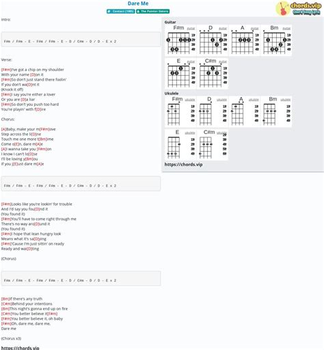 Fire chords with lyrics by Pointer Sisters for guitar and ukulele ...