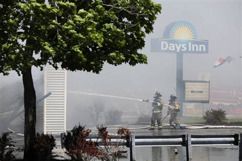 Fire destroys Days Inn hotel in Maine as firefighters work to find missing people