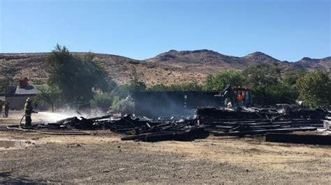 Fire destroys Dayton railroad depot; vow to rebuild it - KOLO-TV