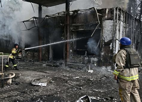 Fire destroys Russian ammo depot in Crimea, as Moscow launches ‘massive attack’ on Odesa