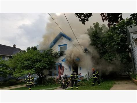 Fire destroys home in Washington Park, Illinois