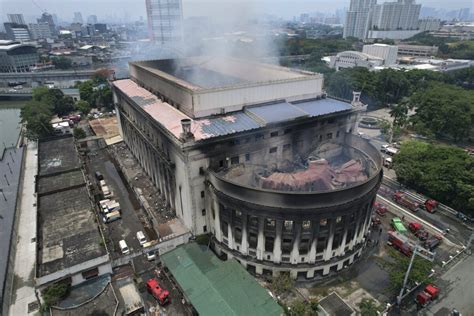 Fire destroys main post office in Philippine capital, a nearly 100-year-old neo-classical landmark