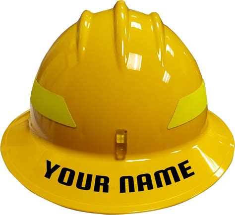 Fire helmet lettering.  Perfect for easy identification. 9" x 1.  Th...