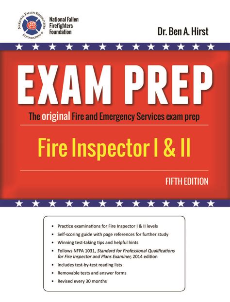 2018 Fire Inspector I 66 Exam . Practice Questions and Study Guide and Study Guide Workbook. PDF Download Only Version. Based on the International Fire Code and ICC International Building Code and Fire Inspection and Code Enforcement 7th Edition 2018. 960 Code Questions. 8 Complete Self Timed Exams. ISBN13: 9781948547291. 