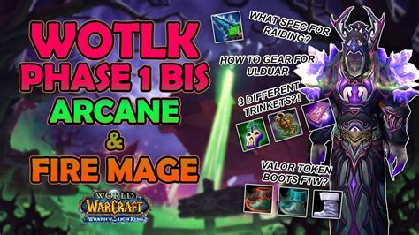 Fire mage bis phase 1 wotlk. We evaluate each item by their current Popularity among World First Guilds and Top Parsing Players since it's the safest way to tell the Meta. Also, be sure to use our boss filter when optimizing for different Raid Bosses. Check out ⭐ Arcane Mage Guide for WoW WotLK Classic Phase 2. Best in Slot, Talents, and more. Updated daily! 