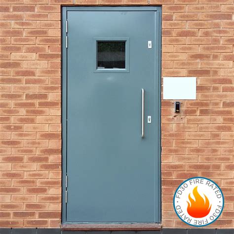 Fire rated door. Fire-rated doors are specifically tested for the following: Meeting fire rating: This exposes the door to over 1,900 degrees F for the maximum fire-rating sought. A successful fire test will end with the door still in its frame with no openings and limited flames. Minute ratings are 20/45/60/90/180 minutes. 