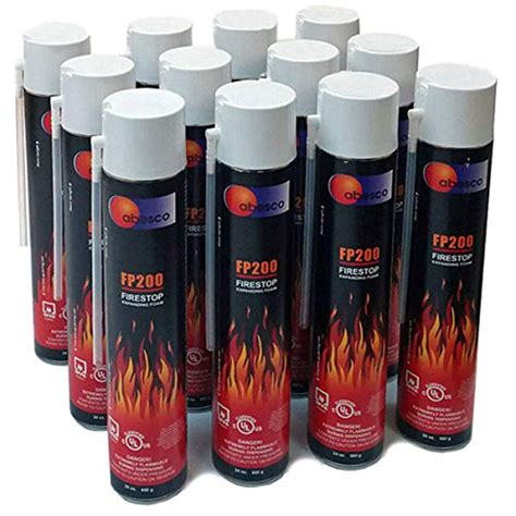 Fire rated expandable foam. 4oz), Orange Color, Fire Rated Expanding Polyurethane ...