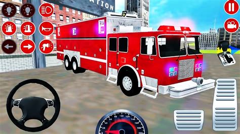 Fire truck driving simulator