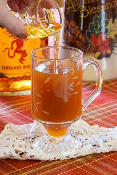Fireball apple cider. Add in your fireball whiskey. Drizzle the caramel sauce over the ice. This will thicken it as if you had put it onto ice cream. Add in your … 