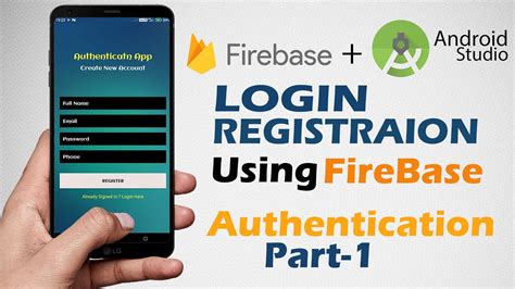 Firebase android studio authentication.  I have Firebase is a platform that h...