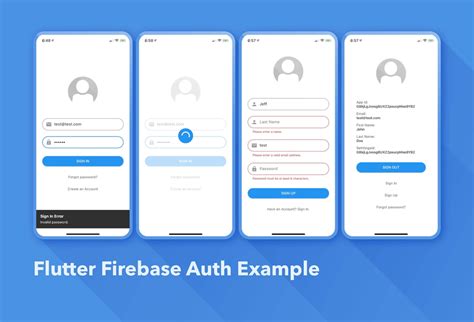 Firebase auth flutter github.  I built a real-time messaging app using Swift and Fireb...