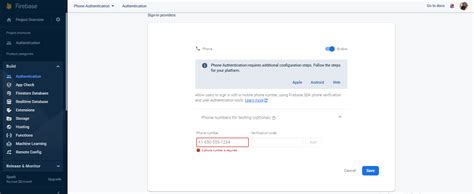 Firebase auth phone number.  In order to debug SMS issues we will need three 13...