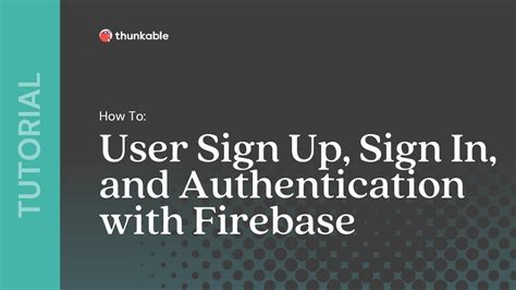 Firebase sign in.  Authenticate with Firebase When users sign in to your app, send their s...