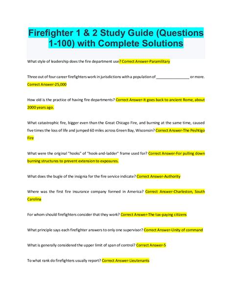 Firefighter 2 study guide pdf. NFPA Firefighter-2 STANDARDS & ACCREDITATION Exam Name NFPA Firefighter-2 NFPA Standard 1001 Edition 2013 Chapter 6 Next Edition *2018 IFSAC Accredited Accredited Test Purpose Evaluate competency Prerequisite Certifications See Policy and Procedure Manual, Section 17.1.4 NFPA Firefighter-I WRITTEN EXAM INFORMATION 