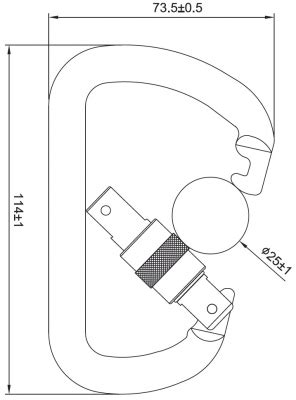 Firefighter carabiner.  The special offset gate provides a 2.  We have a wide selection, ...