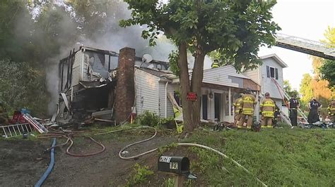 Firefighter injured battling blaze at North York home