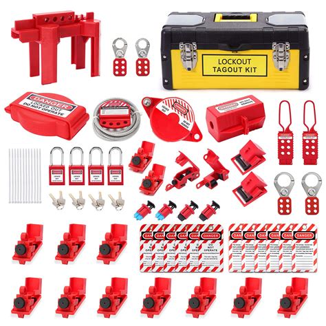 Firefighter lockout kit.  Over-the-top (OTT) pick tools.  Spare set of LOTO kit keys.  Go to @f...