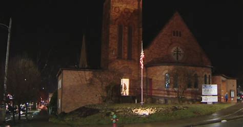 Firefighters Battle Blaze At Vandergrift Church - CBS Pittsburgh