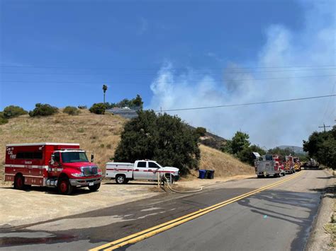 Firefighters battle vegetation fire in Valley Center