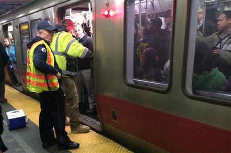Firefighters respond to Red Line, riders evacuate; Disabled train on Green Line