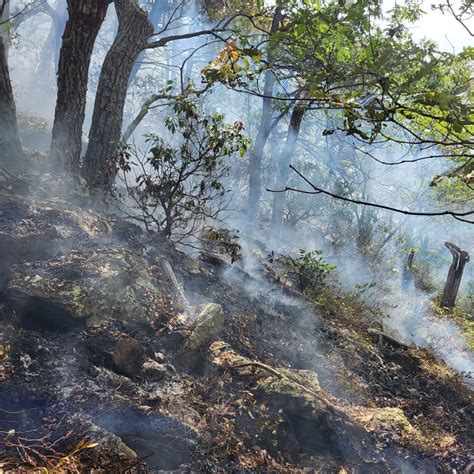 Firefighters work to contain blaze in Shenandoah National Park