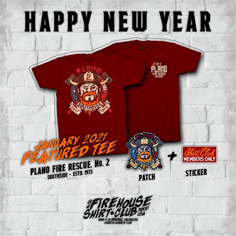 Firehouse shirt club. Firehouse Shirt Club is a subscription service that delivers unique, authentic t-shirts and patches from different fire stations across the US and world. Founded in 2011 by a former Dallas firefighter, it also supports the fire community through Firehouse Overhaul, a program that renovates fire stations. 