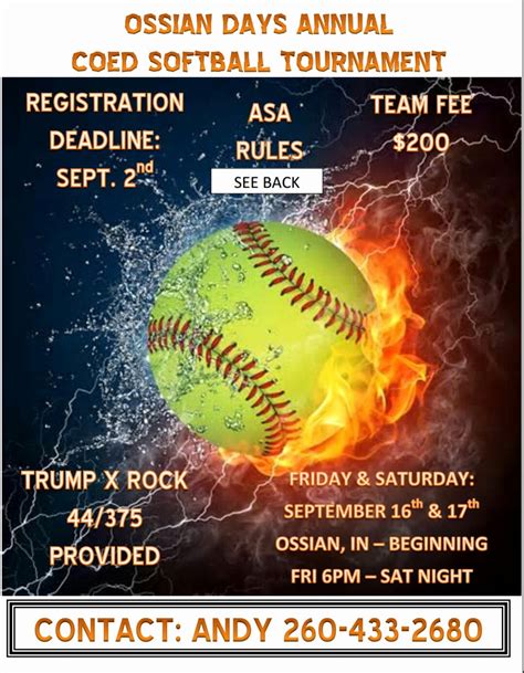 Hello, my name is Rudy Ortega. Myself and a few other Firefighters(Sergio and Blake) are running the Marion Fireman Tournament again this year. We are reaching out to see if anyone wants to participate in this years tournament. We are looking for more 12u girls softball. There is a gate fee Dates of tournament would be 07/21-07-23
