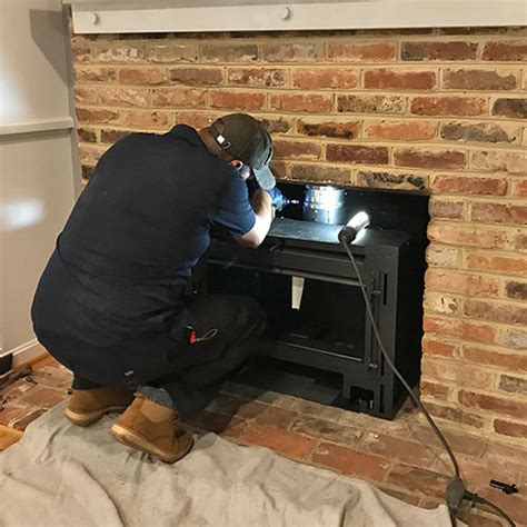 Fireplace insert installation. A DIY wood-burning insert may be found for under $2,000. However the chimney liner system could cost that much or more. By the time the liner system and installation and insert a bundle together cost … 
