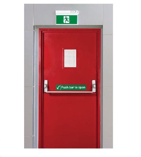 Fireproof door. Namely: Where the fire door is fitted. The type of structure surrounding the fire door. It is interesting to note that a fire door should have at least ¾ of the rating of the surface surrounding the door. If a wall is rated to withstand flames for an hour, then a minimum fire door rating of 45 minutes should be expected. 