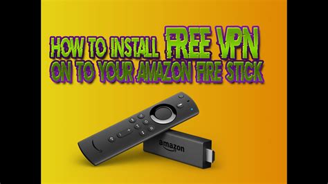 Firestick free vpn. First, you’ll have to create an account with your VPN provider of choice. While you’re on the website, download the appropriate version of the app for your system. Once the software has downloaded, install it and log in with the email address and password you used to sign up. 
