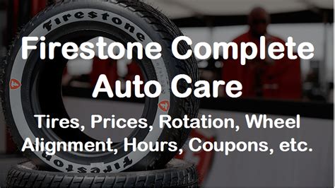 Firestone Complete Auto Care, Tire Wholesale, Retail, 922 …