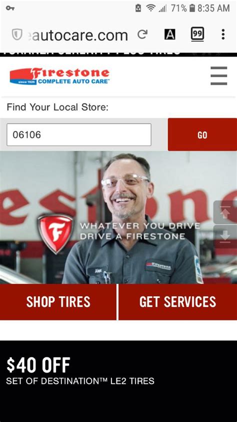 Firestonecompleteautocare.com rebate. The program can be accessed when you receive a mailer with a special code. After joining this program, you can receive special sales and coupons. Save $50 or more at Firestone … 