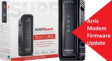 Firmware update for arris modem. i am using my own top of the line modem gateway (Arris G36). It is currently running this firmware AR01.04.028.01.01_040121_724.NCS.20.X2. which according to Arris has a bug where modem will intermittently loose connection. According to Arris, xfinity pushed a firmware update in Nov 2023 with this version. … 