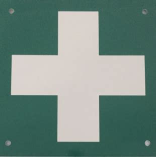 First Aid Sign with Text HiTech Signs and Engraving Ltd