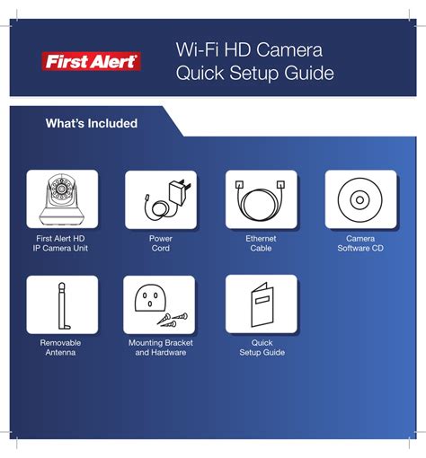 First Alert DWIP-720 User Manual