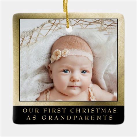 First Christmas As Grandparents - Personalized Ceramic …