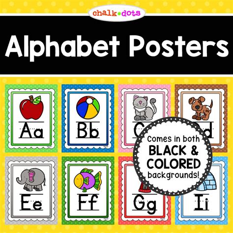 First Class Alphabet Posters For Classroom Number Line Kids