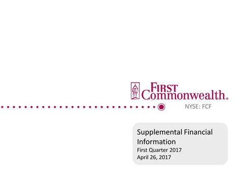 First Commonwealth Financial: Q1 Earnings Snapshot