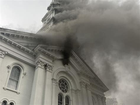 First Congregational Church of Spencer reeling after 6-alarm fire destroyed 160-year-old parish