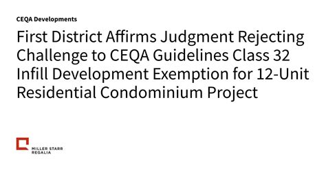 First District Affirms Judgment Rejecting All CEQA Challenges To ...