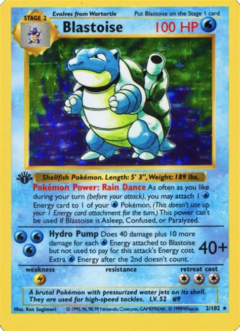 First Edition Pokemon Cards Value List