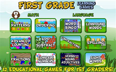 First Grade Learning Games Android Apps on Google Play