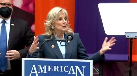 First Lady Jill Biden visits Chicago, speaks at Federation of Labor event