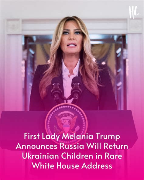 First Lady rejects speculation in a rare address.