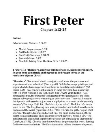 First Peter/Chapter by Mark Dunagan Issuu