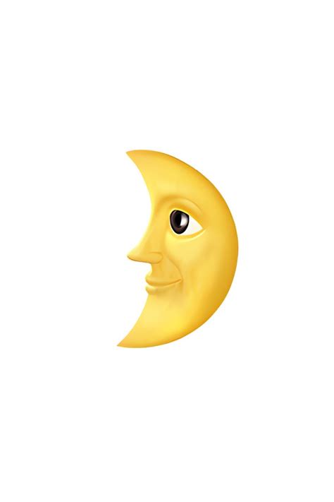 First Quarter Moon Face Emoji 🌛 - emojisup.org