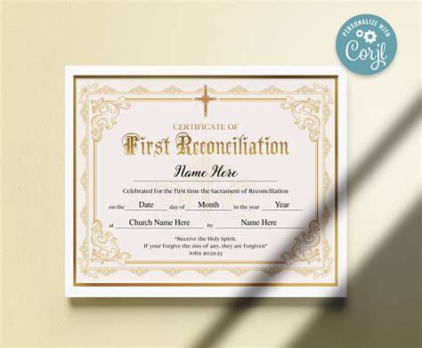 First Reconciliation - Etsy