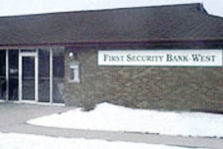 First Security Bank - West, Robinson Branch, 101 South Main